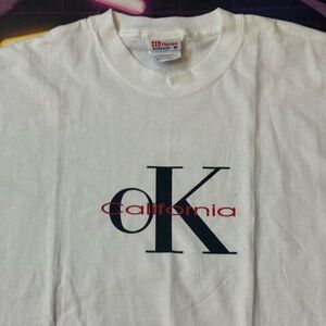 Vintage 2000's CK California Calvin Klein Boot size Large Hanes tag